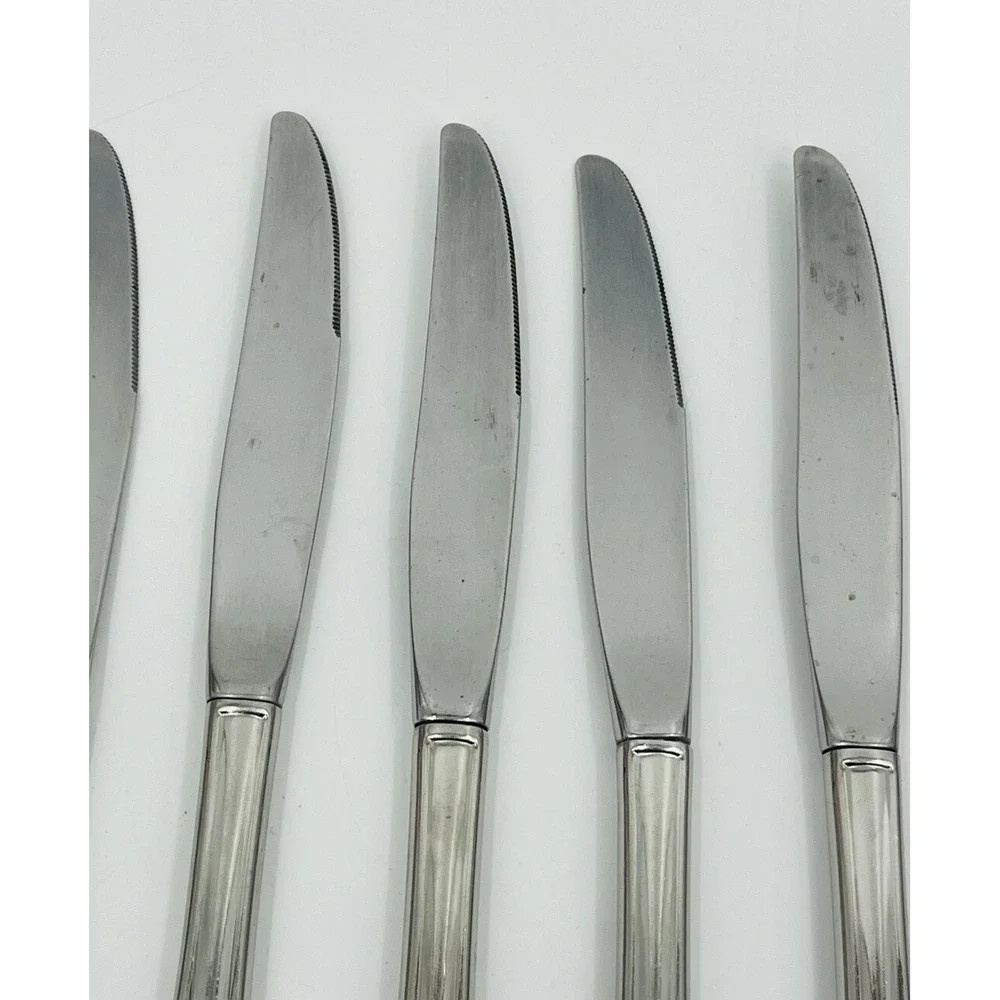 Oneida USA Bancroft Set of 7 Butter Knives Flatware Stainless Steel 9